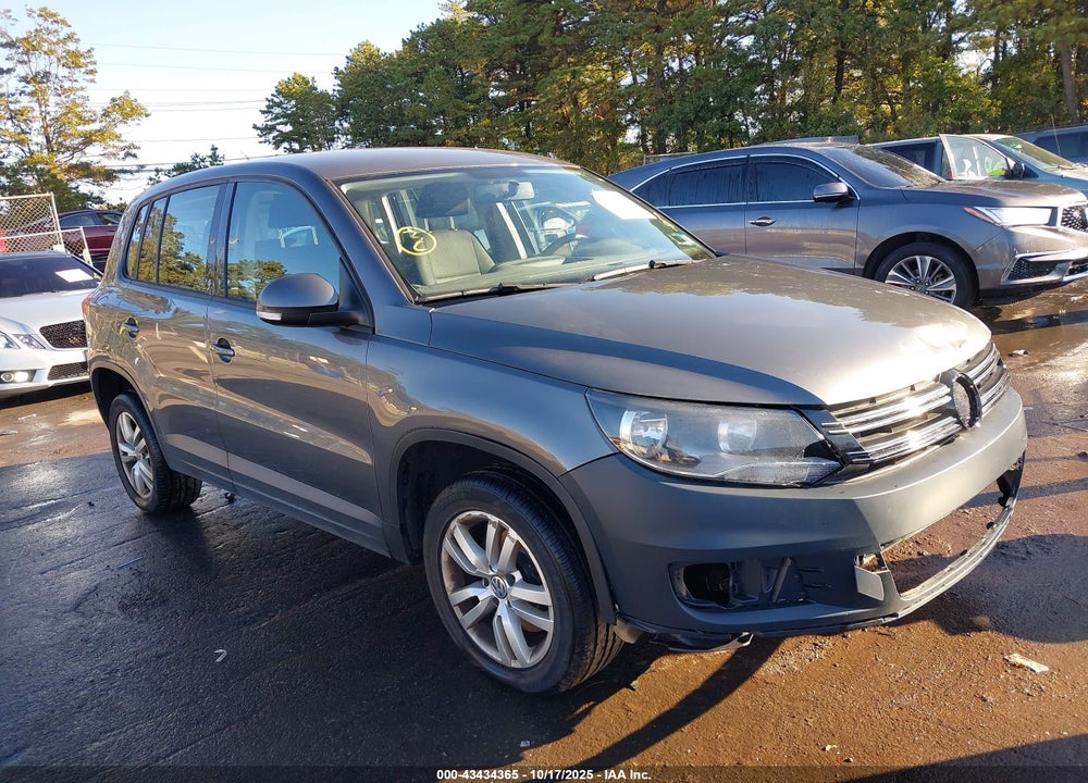 2014 VOLKSWAGEN TIGUAN S VIN: WVGBV3AX5EW612489