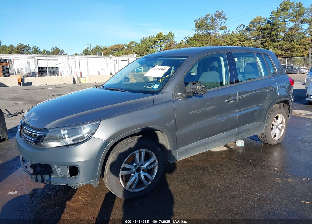 2014 VOLKSWAGEN TIGUAN S VIN: WVGBV3AX5EW612489