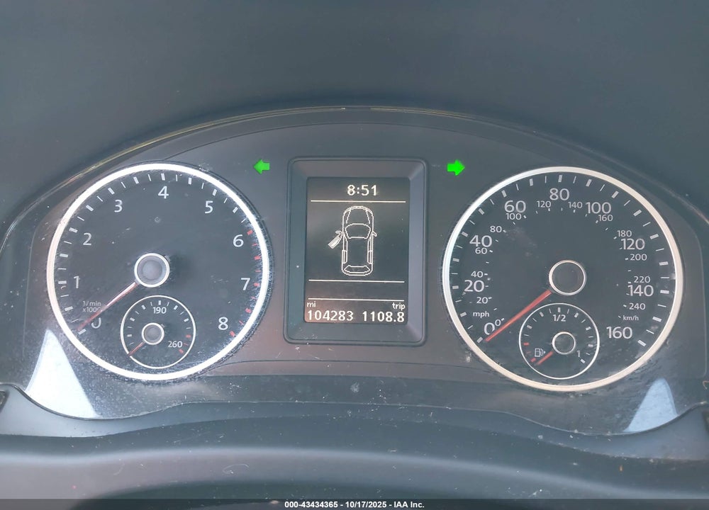 2014 VOLKSWAGEN TIGUAN S VIN: WVGBV3AX5EW612489