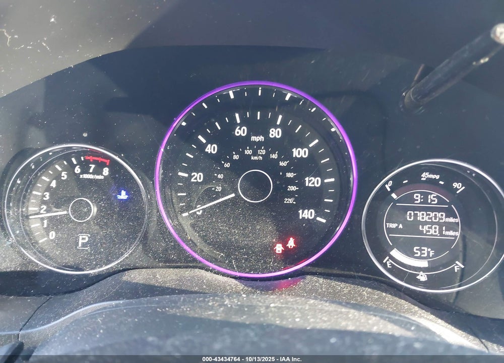 2016 HONDA HR-V VIN: 3CZRU6H77GM759522