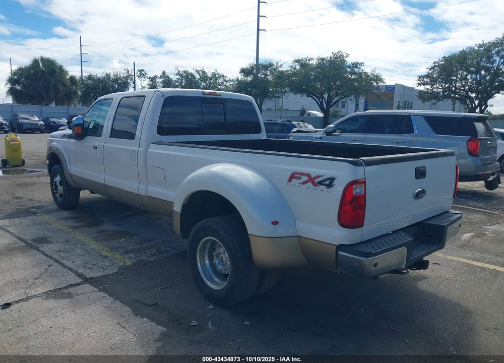 2011 FORD F-350 LARIAT VIN: 1FT8W3AT9BEA46492