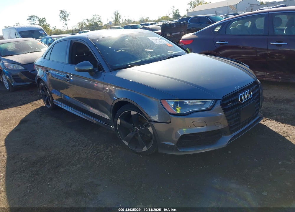 2016 AUDI A3 2.0T PREMIUM VIN: WAUB8GFF7G1113385