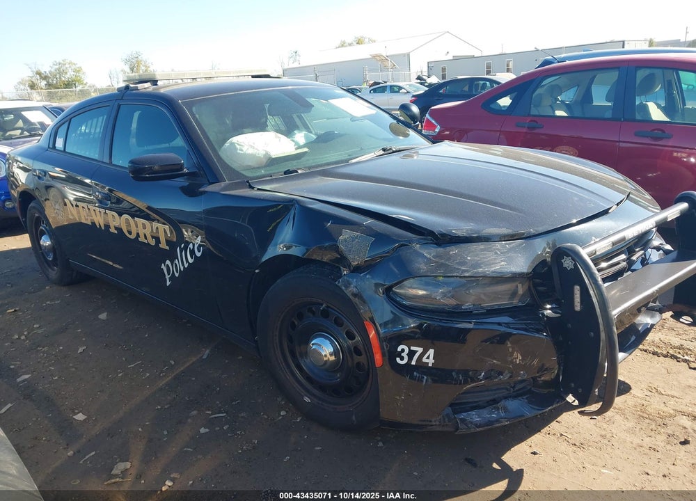 2016 DODGE CHARGER POLICE VIN: 2C3CDXKT4GH357662