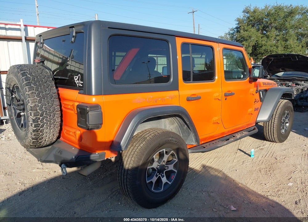 2018 JEEP WRANGLER UNLIMITED RUBICON 4X4 VIN: 1C4HJXFG4JW191062