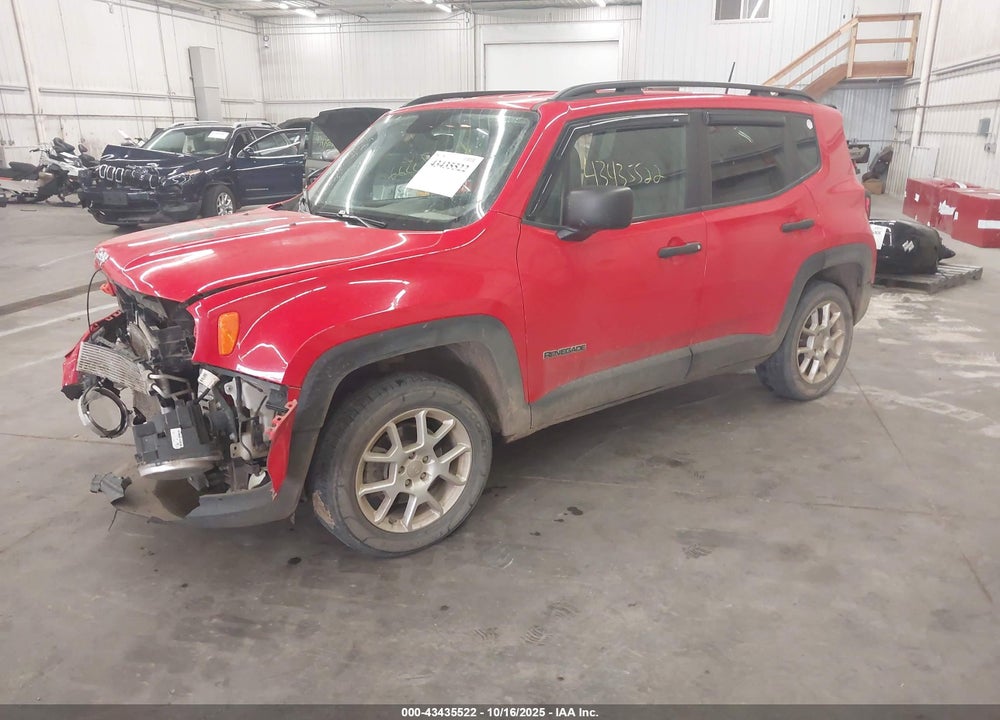 2019 JEEP RENEGADE SPORT 4X4 VIN: ZACNJBAB1KPK18943