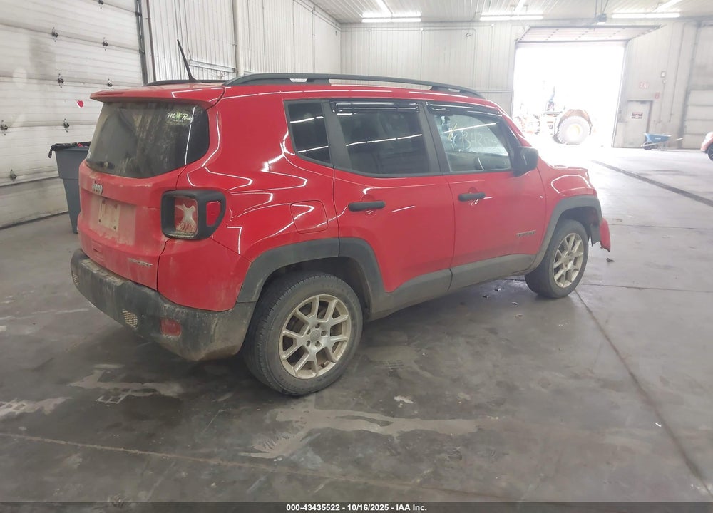 2019 JEEP RENEGADE SPORT 4X4 VIN: ZACNJBAB1KPK18943