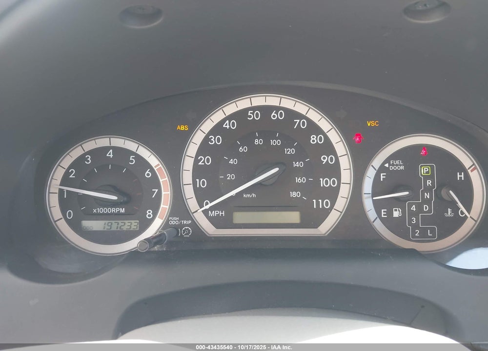 2005 TOYOTA SIENNA VIN: 5TDBA22C05S036087