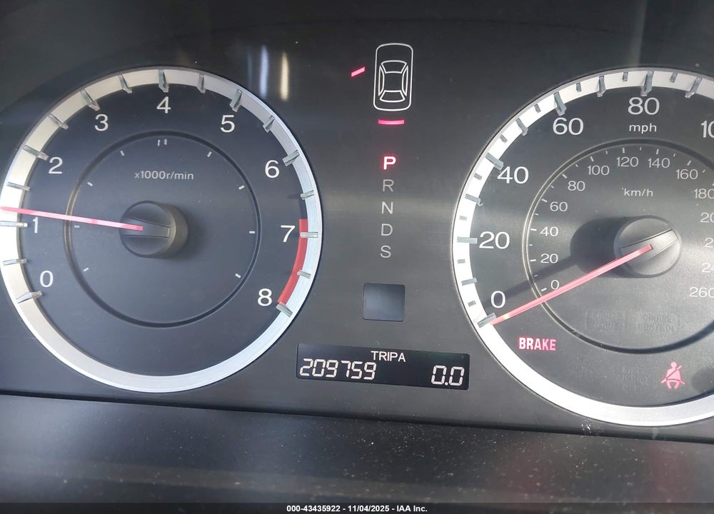 2011 HONDA ACCORD VIN: 1HGCS2B86BA003392