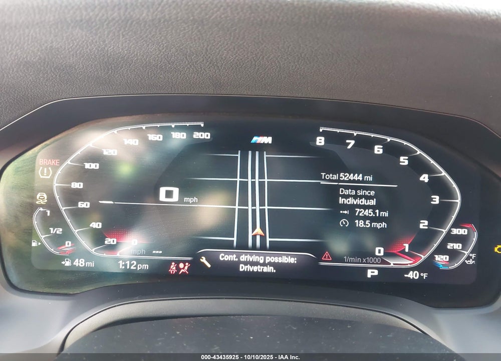 2022 BMW 4 SERIES VIN: WBA73AP03NCJ02851