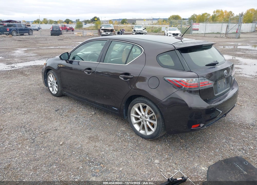 2013 LEXUS CT 200H VIN: JTHKD5BH0D2170798