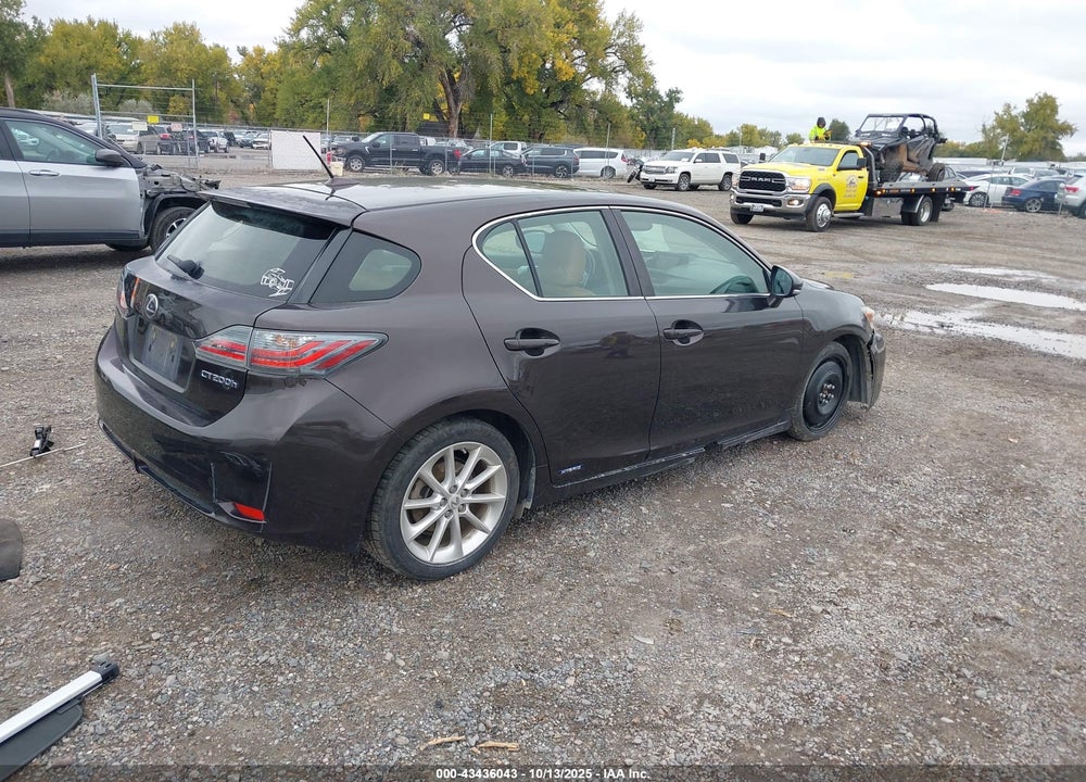 2013 LEXUS CT 200H VIN: JTHKD5BH0D2170798