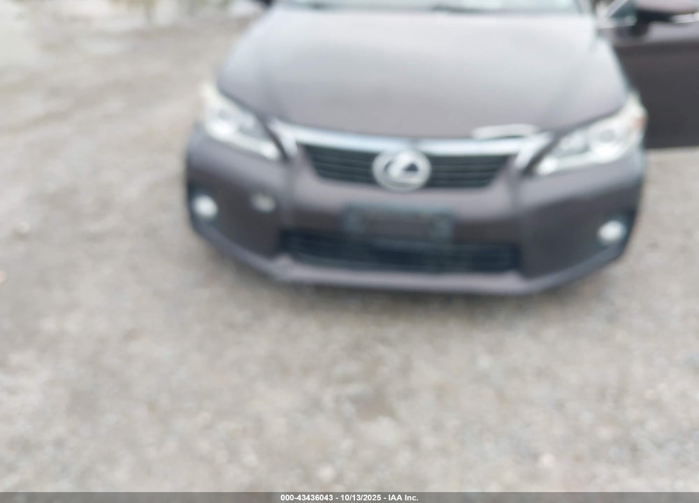 2013 LEXUS CT 200H VIN: JTHKD5BH0D2170798