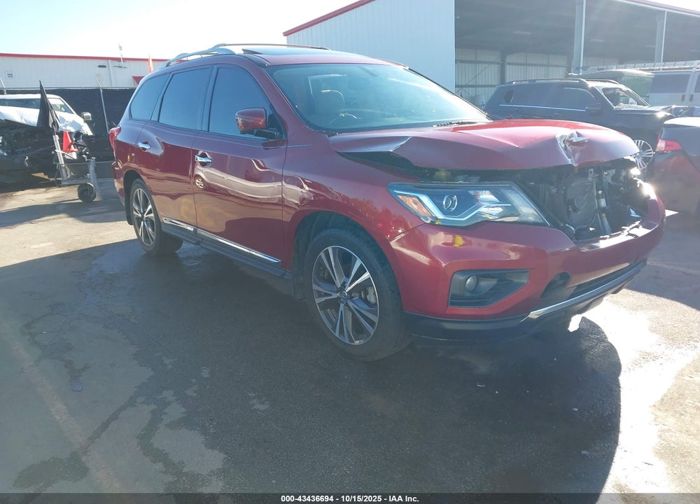 2018 NISSAN PATHFINDER PLATINUM VIN: 5N1DR2MN6JC625328