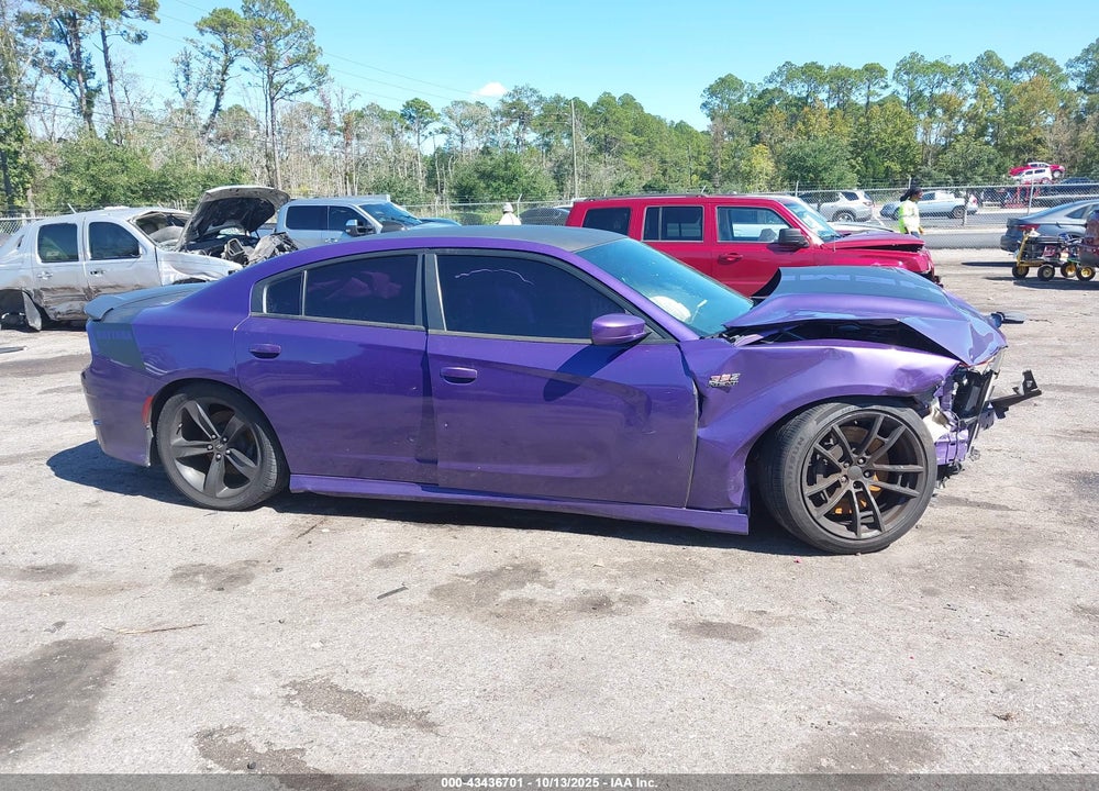 2019 DODGE CHARGER SCAT PACK RWD VIN: 2C3CDXGJ7KH576616