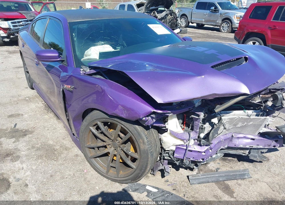 2019 DODGE CHARGER SCAT PACK RWD VIN: 2C3CDXGJ7KH576616