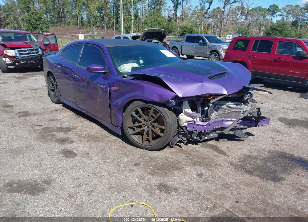 2019 DODGE CHARGER SCAT PACK RWD VIN: 2C3CDXGJ7KH576616