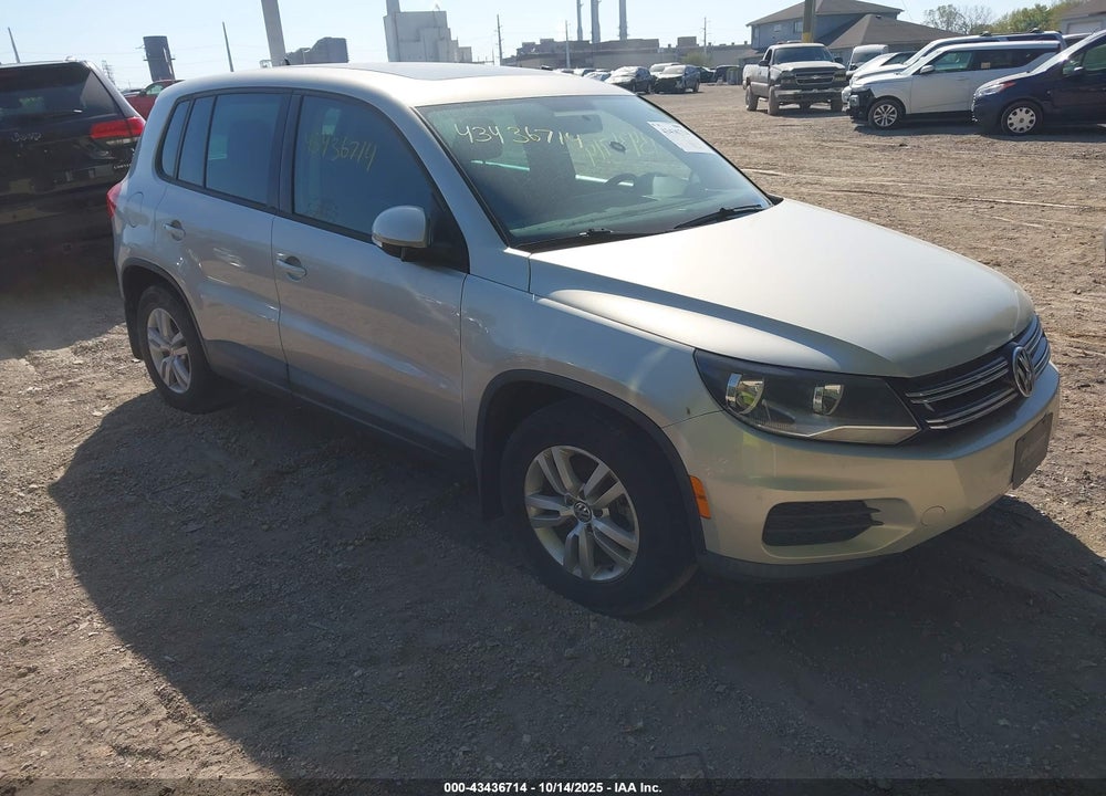 2013 VOLKSWAGEN TIGUAN S VIN: WVGBV3AX5DW604875