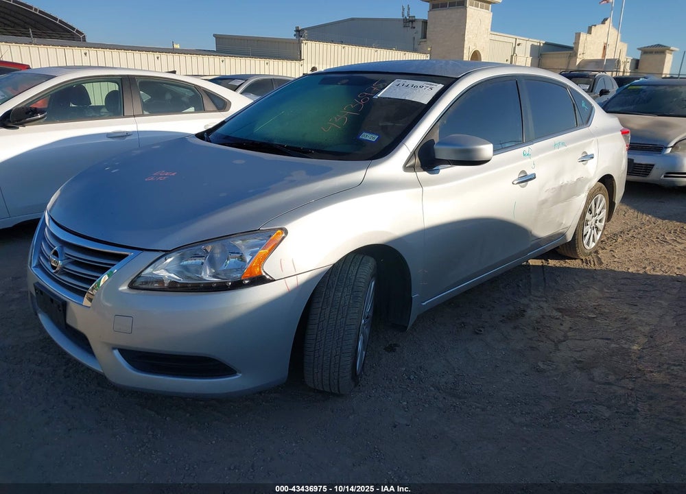 2013 NISSAN SENTRA SV VIN: 3N1AB7AP3DL670012