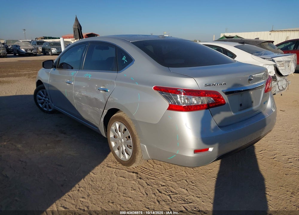 2013 NISSAN SENTRA SV VIN: 3N1AB7AP3DL670012