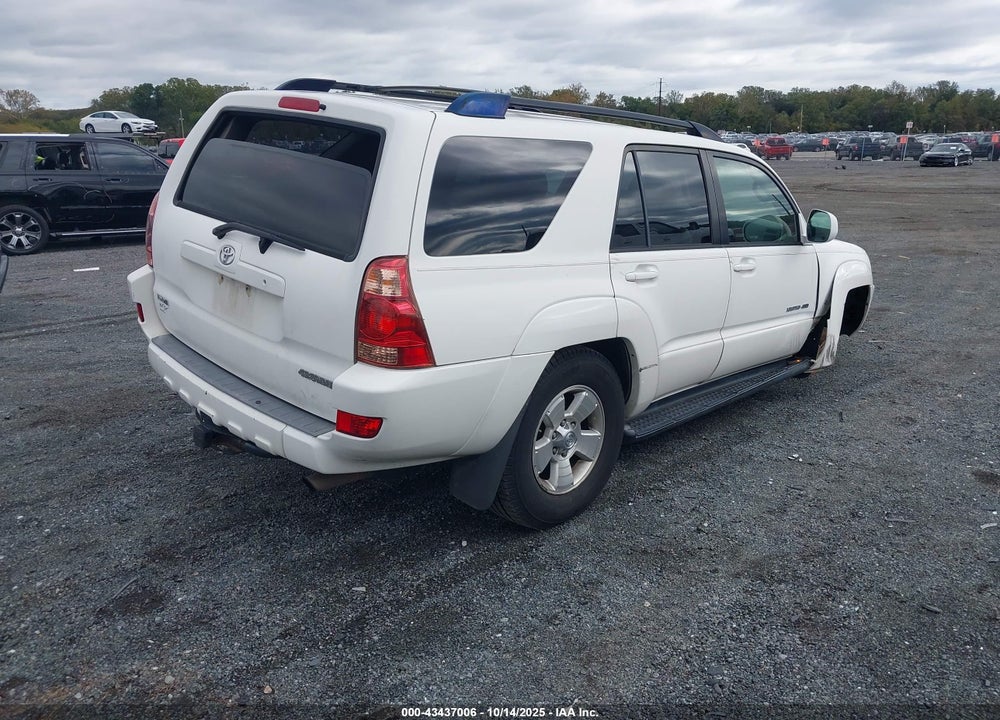 2005 TOYOTA 4RUNNER LIMITED V8 VIN: JTEBT17R350046225