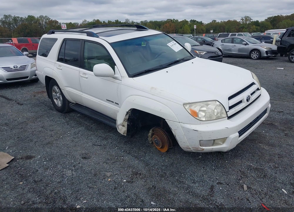 2005 TOYOTA 4RUNNER LIMITED V8 VIN: JTEBT17R350046225