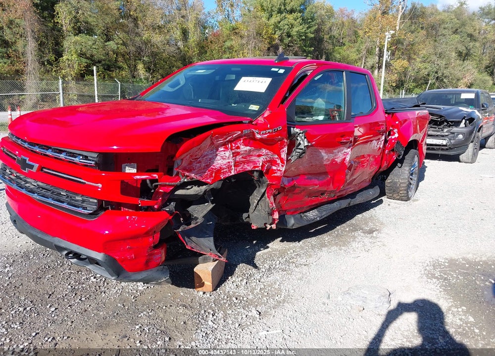 2020 CHEVROLET SILVERADO 1500 4WD SHORT BED RST VIN: 1GCUYEED4LZ372590