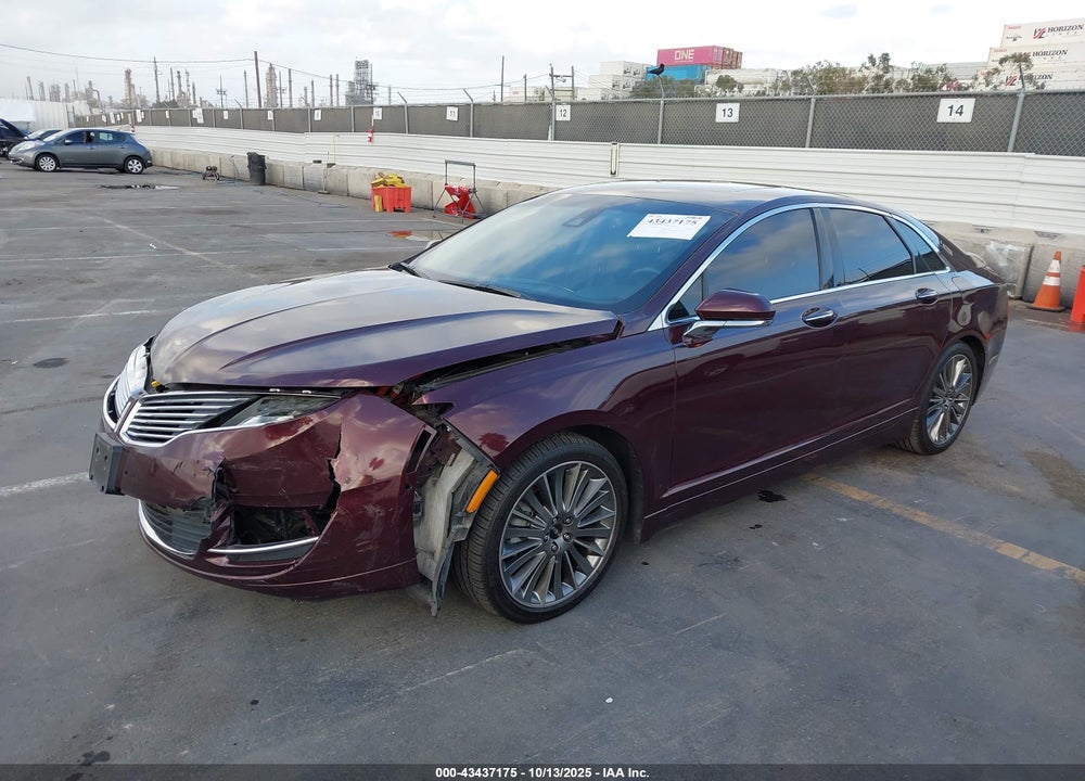 2013 LINCOLN MKZ VIN: 3LN6L2LU5DR820037