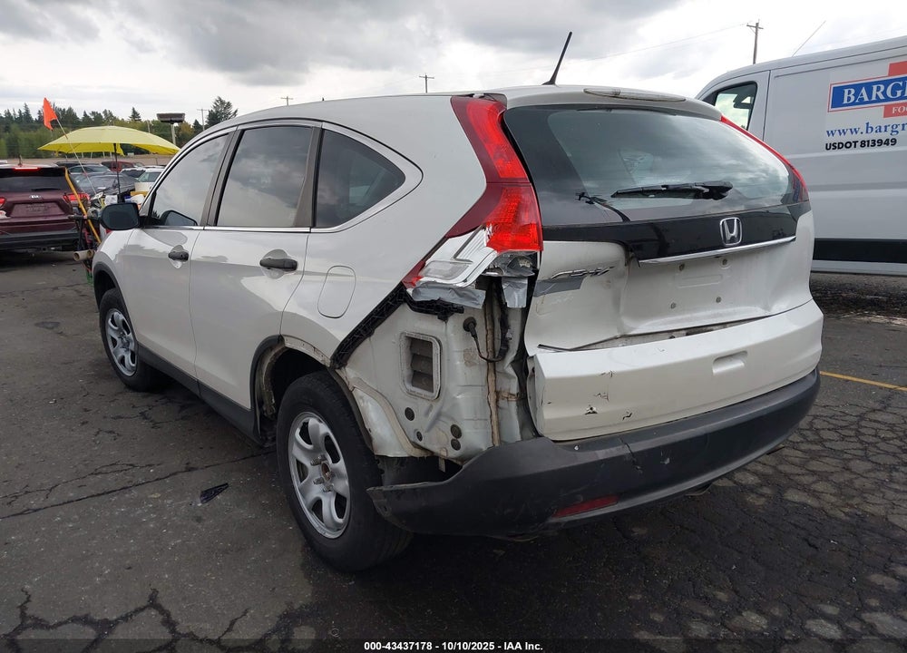 2013 HONDA CR-V LX VIN: 5J6RM3H31DL048357