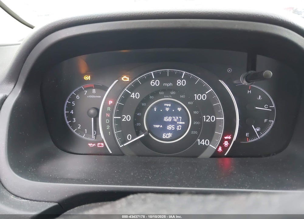 2013 HONDA CR-V LX VIN: 5J6RM3H31DL048357