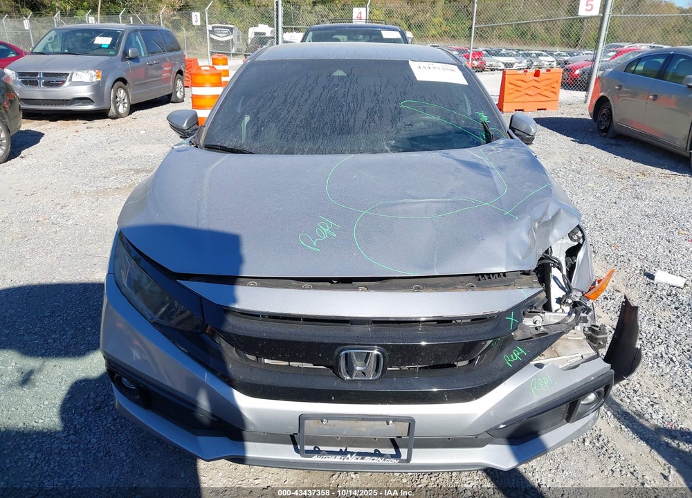 2019 HONDA CIVIC VIN: 2HGFC2F83KH552487