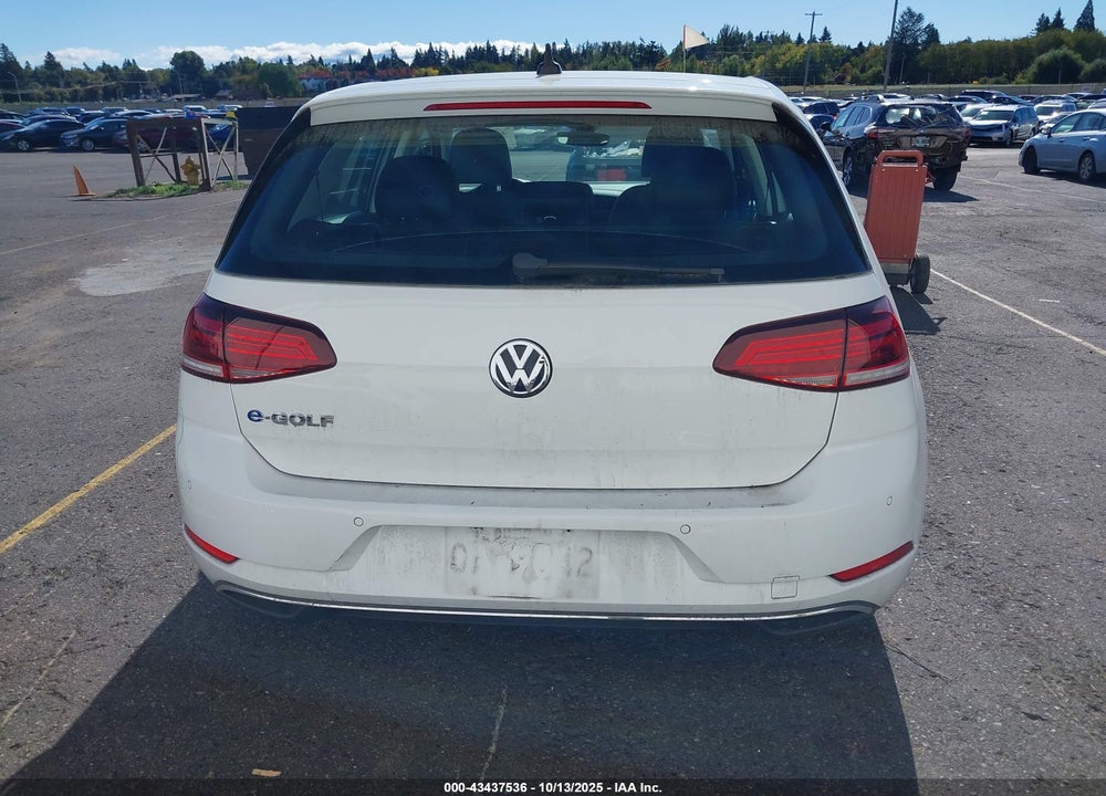 2019 VOLKSWAGEN E-GOLF SEL PREMIUM VIN: WVWPR7AU9KW908641