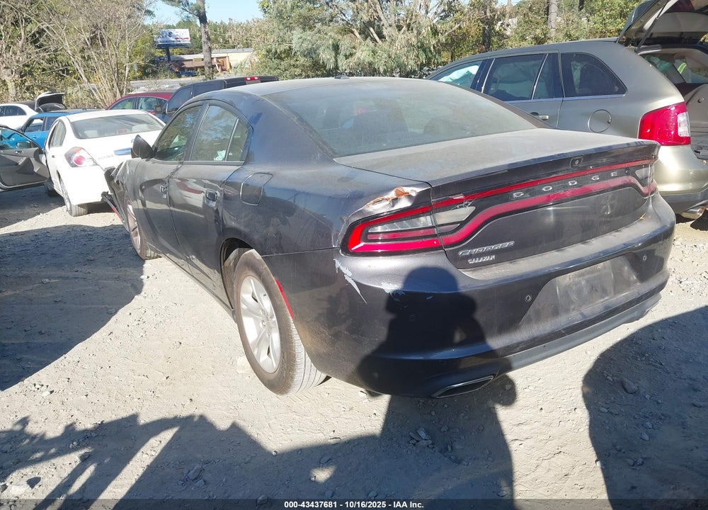 2020 DODGE CHARGER SXT RWD VIN: 2C3CDXBGXLH144583