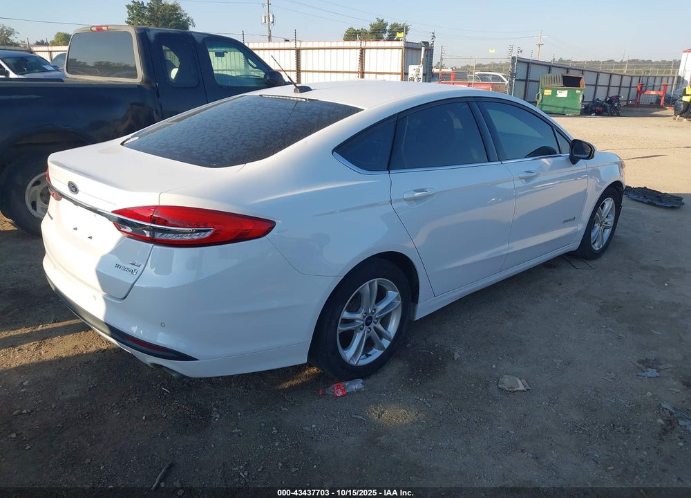 2018 FORD FUSION HYBRID SE VIN: 3FA6P0LU1JR195229