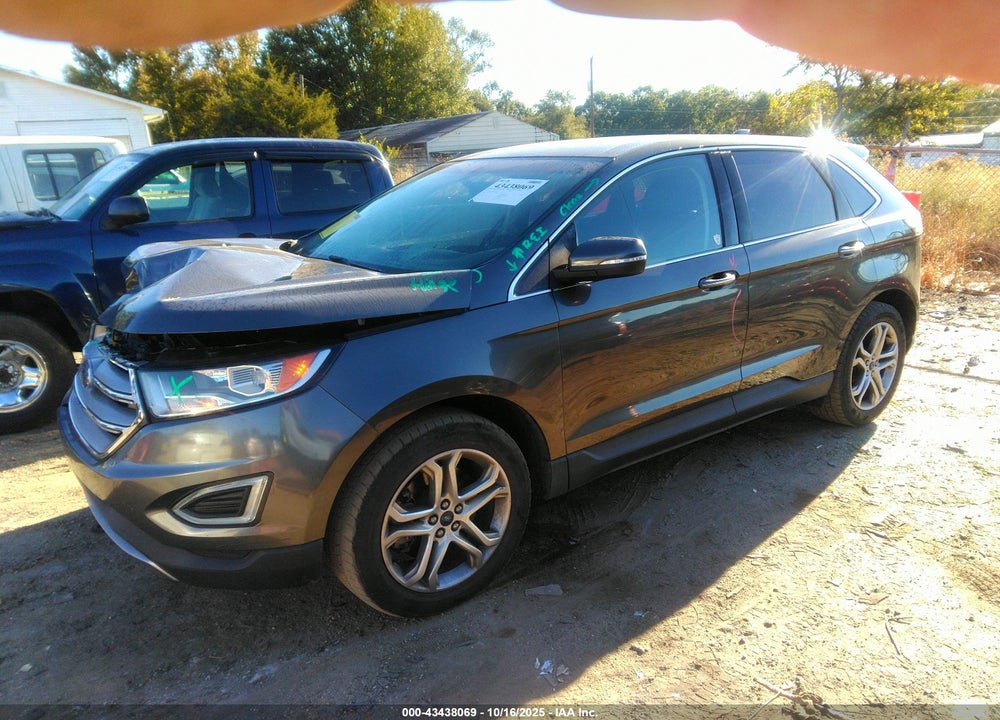 2015 FORD EDGE TITANIUM VIN: 2FMTK3K88FBC24714