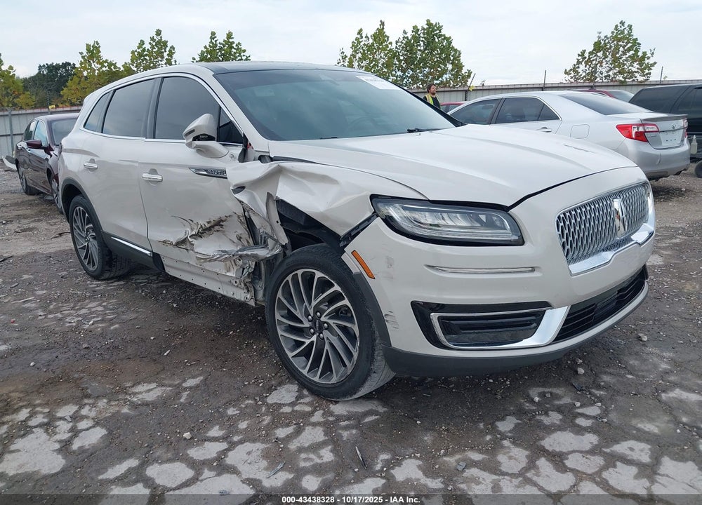 2019 LINCOLN NAUTILUS RESERVE VIN: 2LMPJ8L91KBL35564