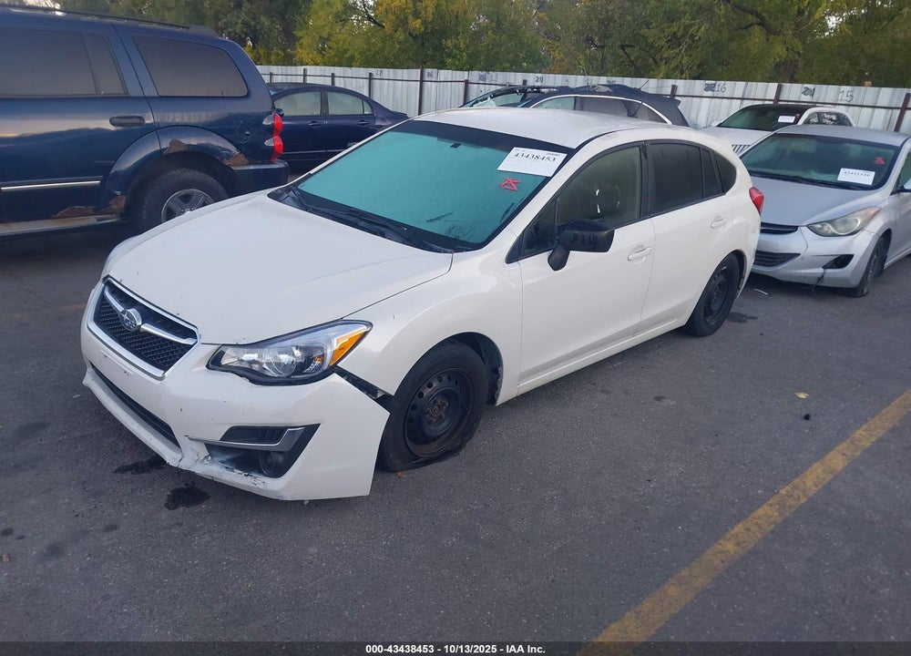 2015 SUBARU IMPREZA 2.0I VIN: JF1GPAA67F8238544