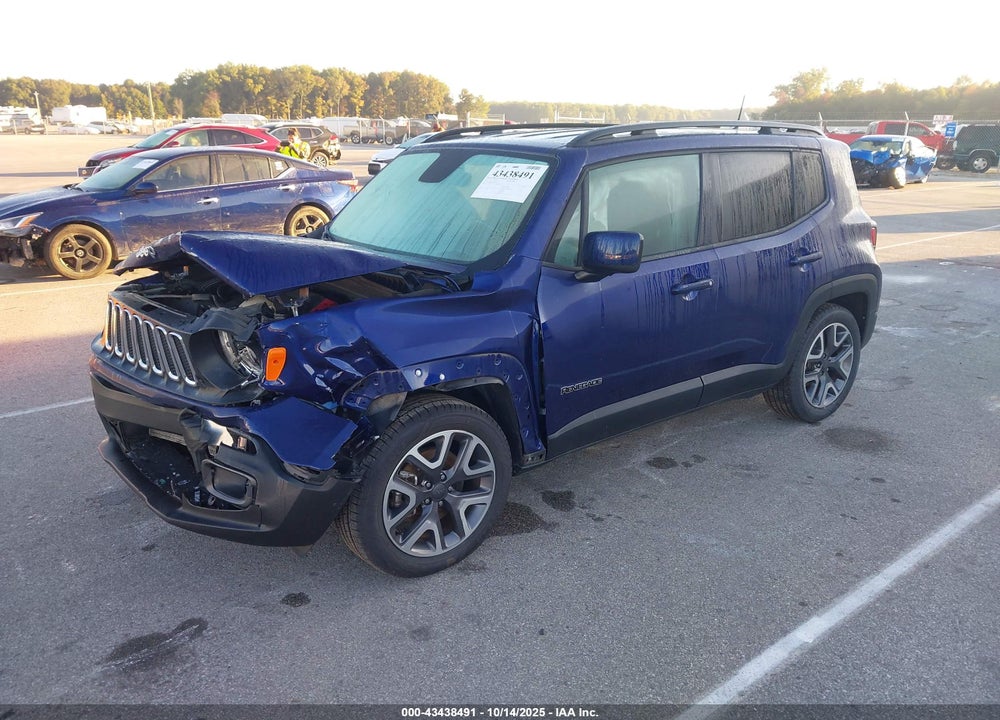2018 JEEP RENEGADE LATITUDE FWD VIN: ZACCJABB6JPH33213