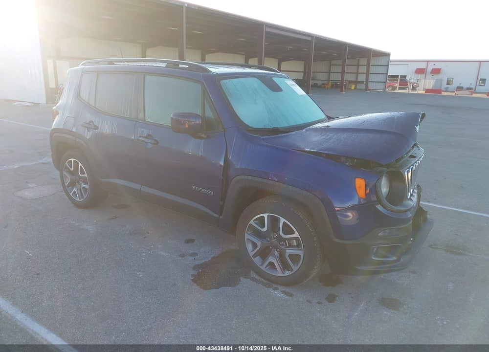2018 JEEP RENEGADE LATITUDE FWD VIN: ZACCJABB6JPH33213