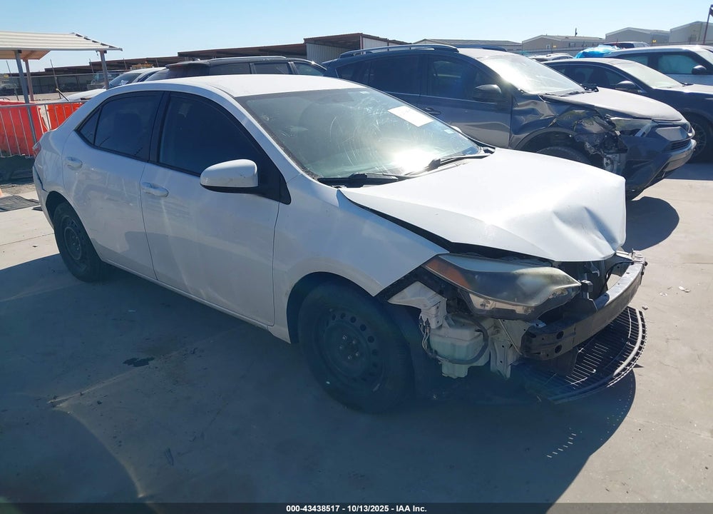 2016 TOYOTA COROLLA LE VIN: 2T1BURHE1GC527661