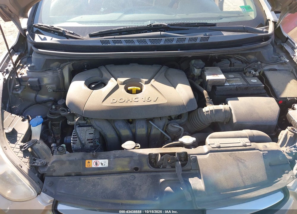 2013 HYUNDAI ELANTRA VIN: 5NPDH4AE1DH435744