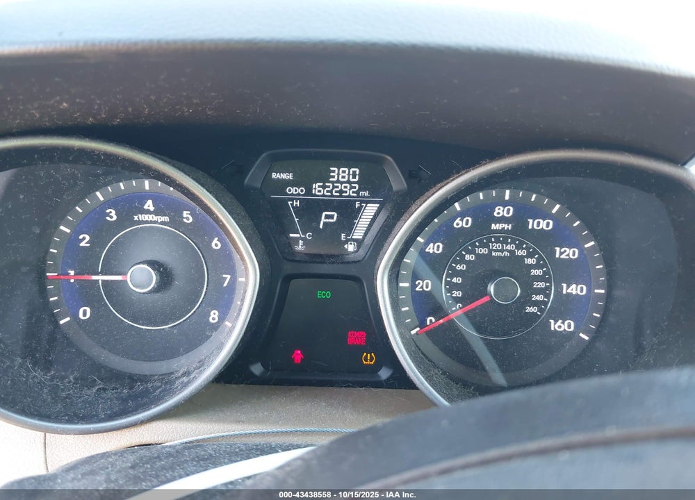 2013 HYUNDAI ELANTRA VIN: 5NPDH4AE1DH435744