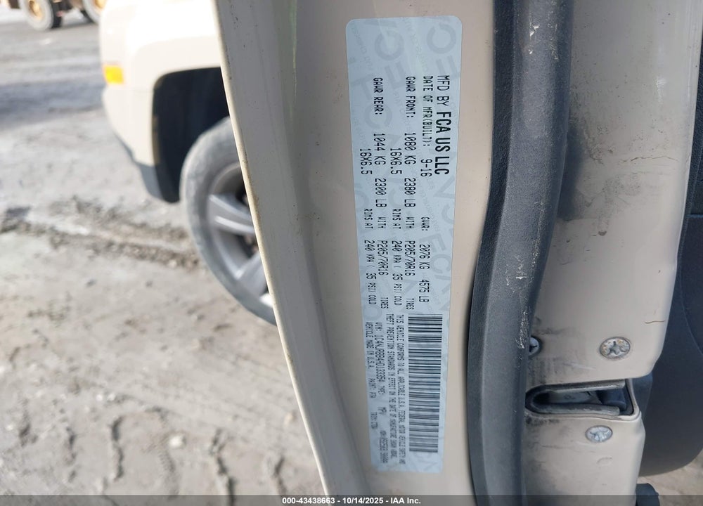 2017 JEEP PATRIOT SPORT 4X4 VIN: 1C4NJRBB4HD133354