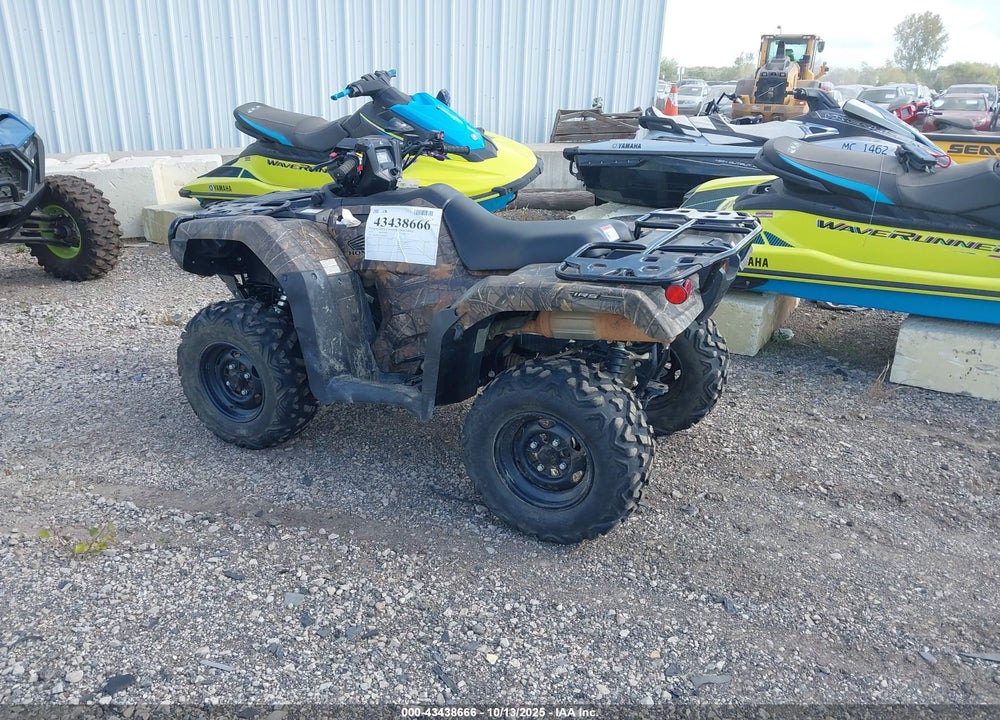 2022 HONDA TRX520 FM VIN: 1HFTE45E1N4700223