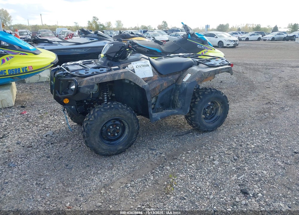 2022 HONDA TRX520 FM VIN: 1HFTE45E1N4700223