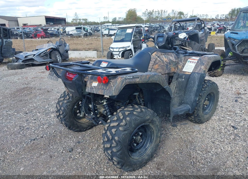 2022 HONDA TRX520 FM VIN: 1HFTE45E1N4700223