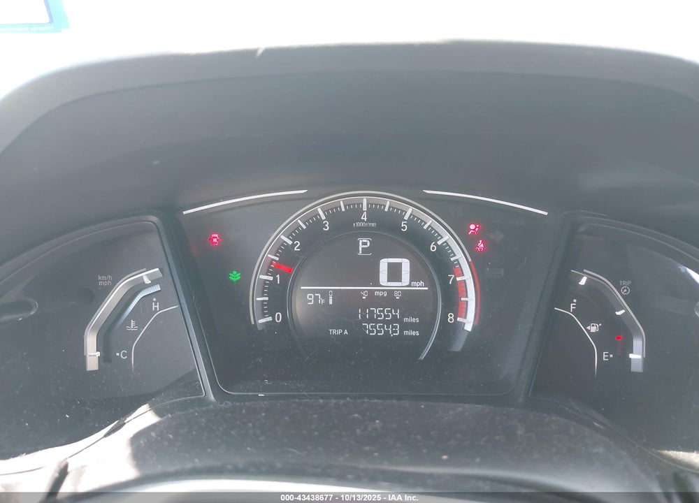 2017 HONDA CIVIC VIN: 19XFC2F51HE027470
