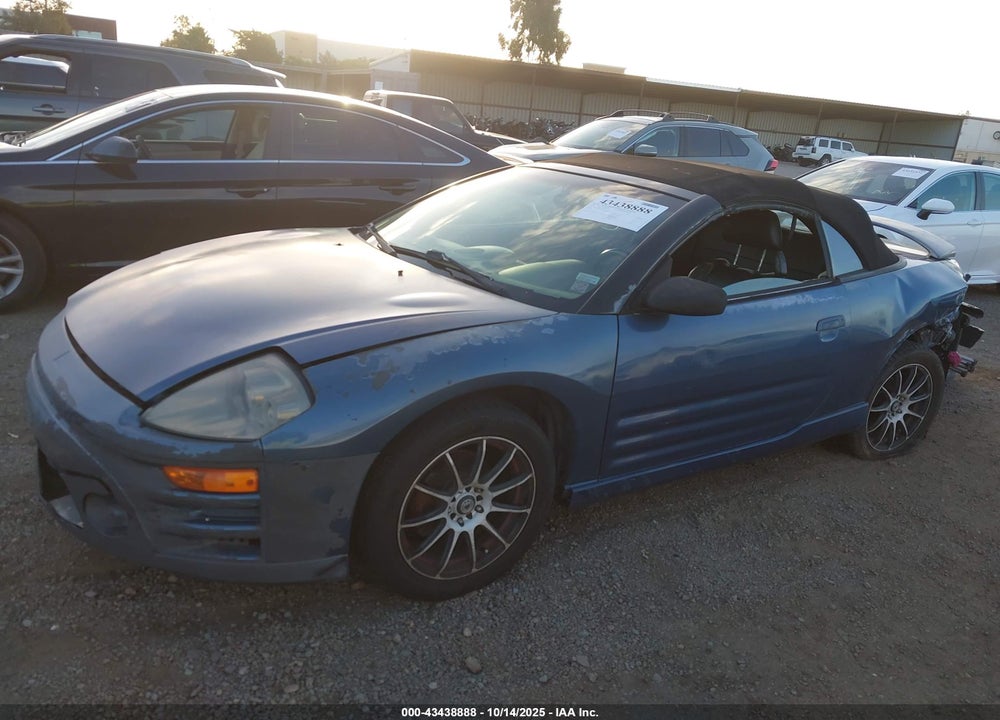 2003 MITSUBISHI ECLIPSE SPYDER GT VIN: 4A3AE55H33E045889