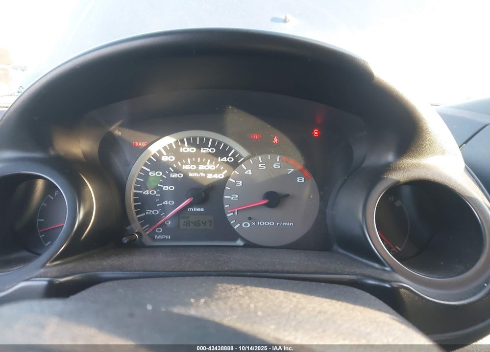 2003 MITSUBISHI ECLIPSE SPYDER GT VIN: 4A3AE55H33E045889