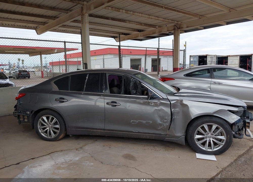 2017 INFINITI Q50 2.0T PREMIUM VIN: JN1CV7AP3HM640052