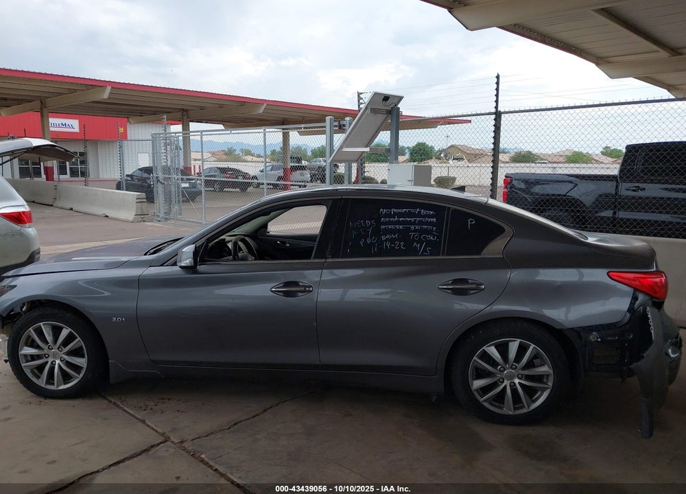 2017 INFINITI Q50 2.0T PREMIUM VIN: JN1CV7AP3HM640052